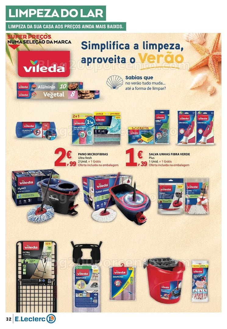 Antevisão Folheto E-LECLERC Promoções de 6 a 12 agosto